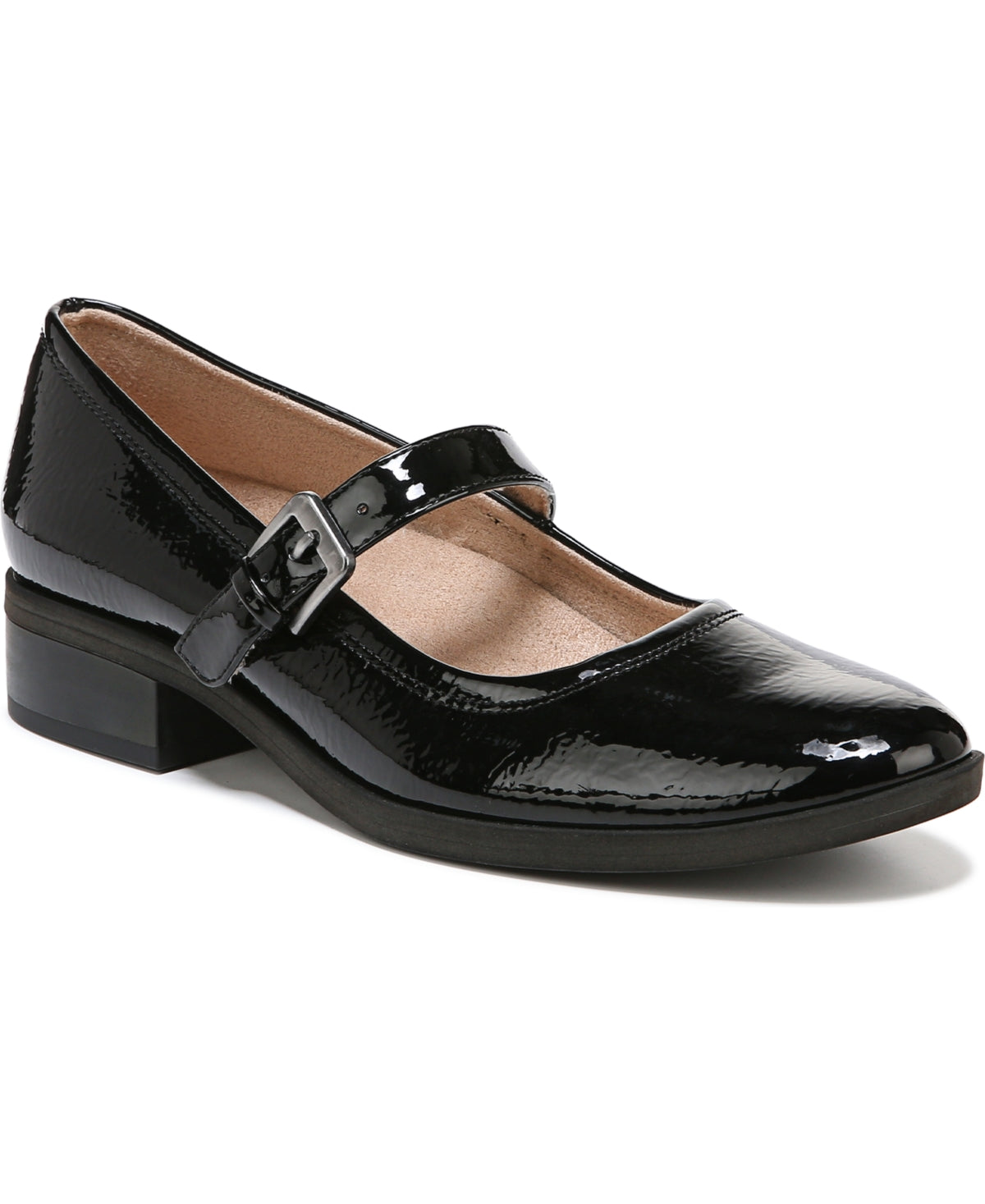 Soul Naturalizer Ramona Mary Janes - Black Faux Patent Size 8.5 - Bellso